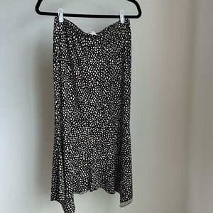 Brown & cream speckle midi skirt #midi #workwear